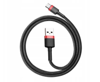 BASEUS USB - USB-C Cafule 3A 1m czerwono - czarny CATKLF-B91 - 1266440 - zdjęcie 5